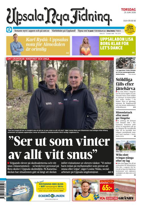 Upsala Nya Tidning 25.6.2026