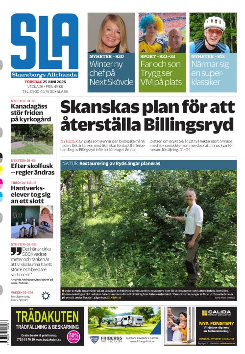 Skaraborgs Allehanda 25.6.2026