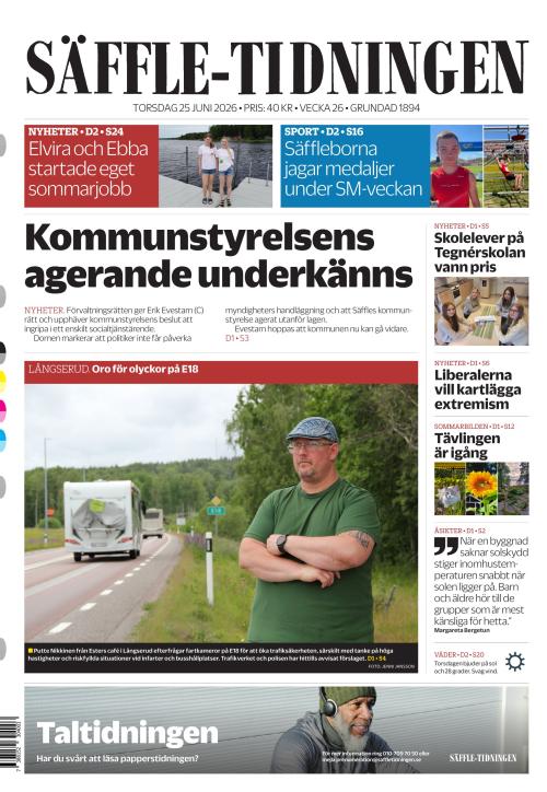 Säffle-Tidningen 25.6.2026