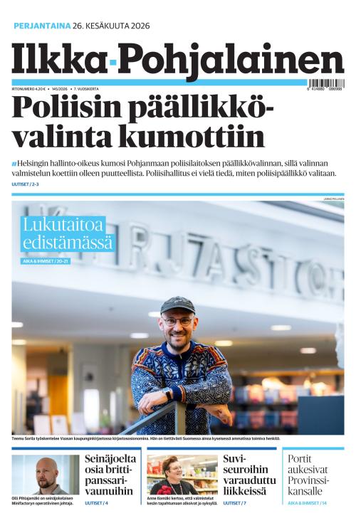 Ilkka-Pohjalainen 26.6.2026