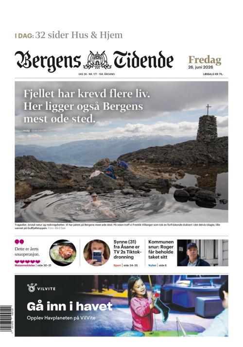 Bergens Tidende 26.6.2026