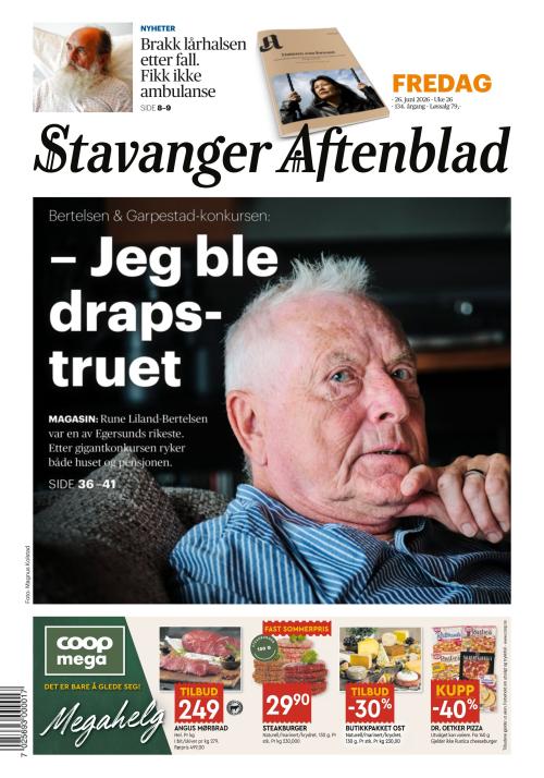 Stavanger Aftenblad 26.6.2026