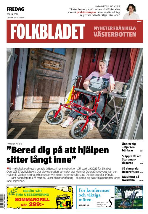 Folkbladet (Västerbotten) (SE) 26.6.2026