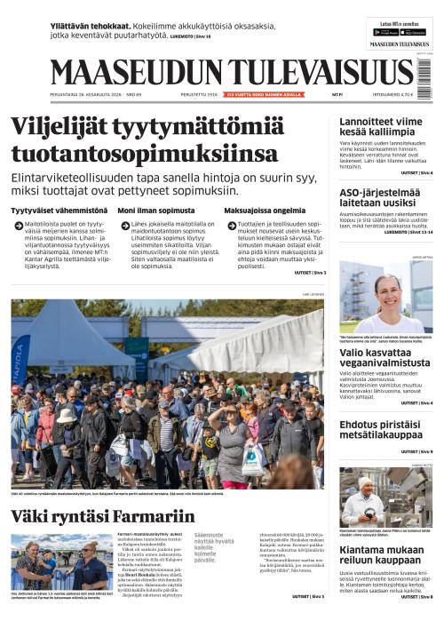 Maaseudun Tulevaisuus 26.6.2026
