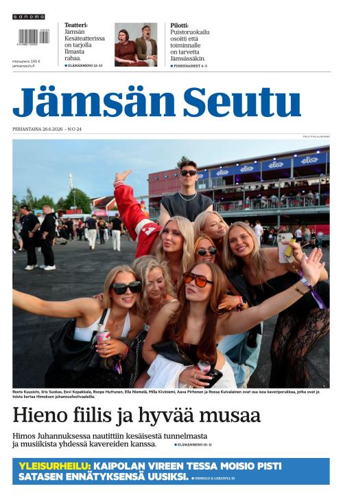 Jämsän Seutu ja Vekkari 26.6.2026