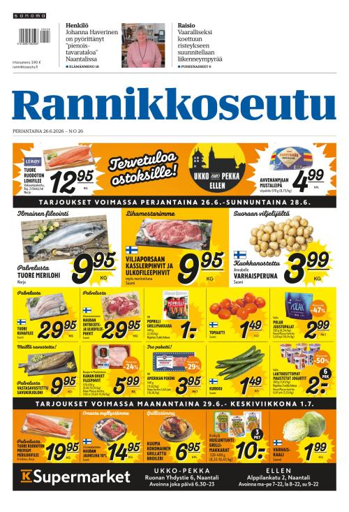 Rannikkoseutu 26.6.2026