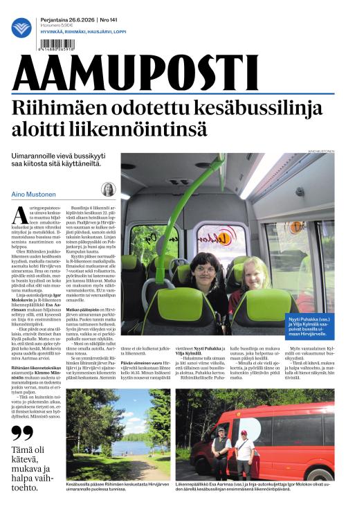 Aamuposti 26.6.2026
