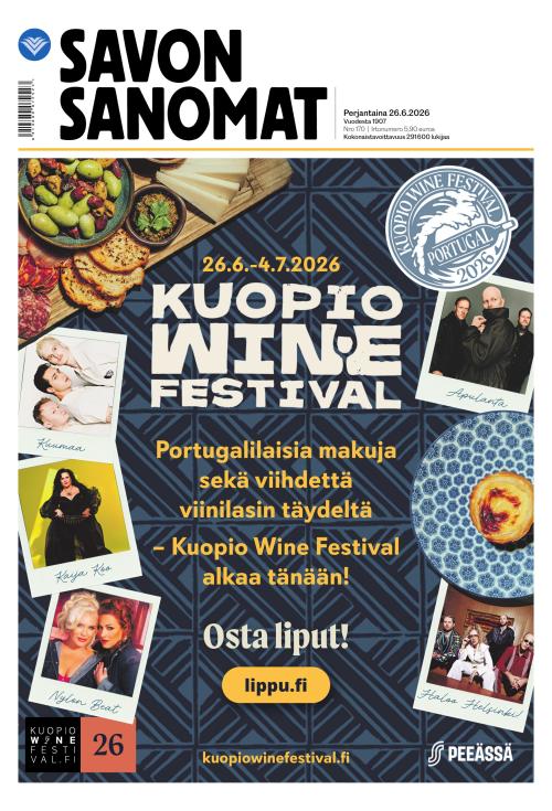 Savon Sanomat 26.6.2026