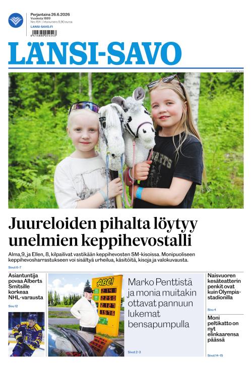 Länsi-Savo 26.6.2026