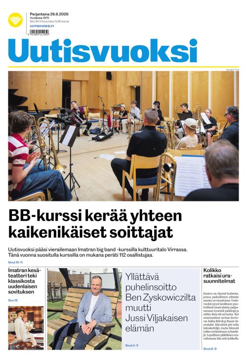 Uutisvuoksi 26.6.2026