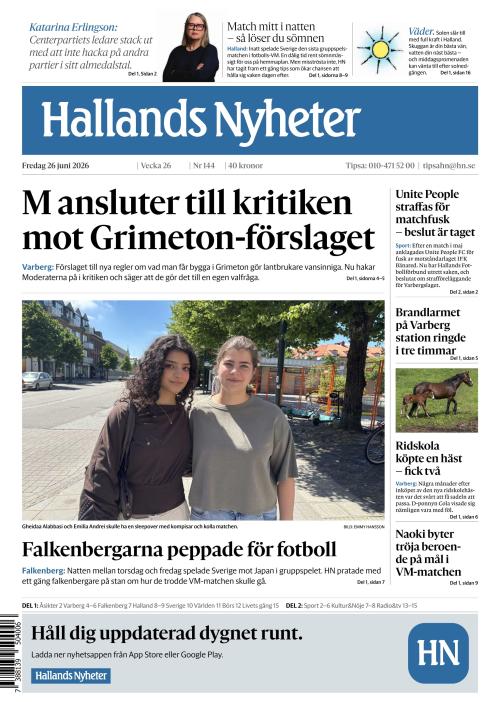 Hallands Nyheter 26.6.2026