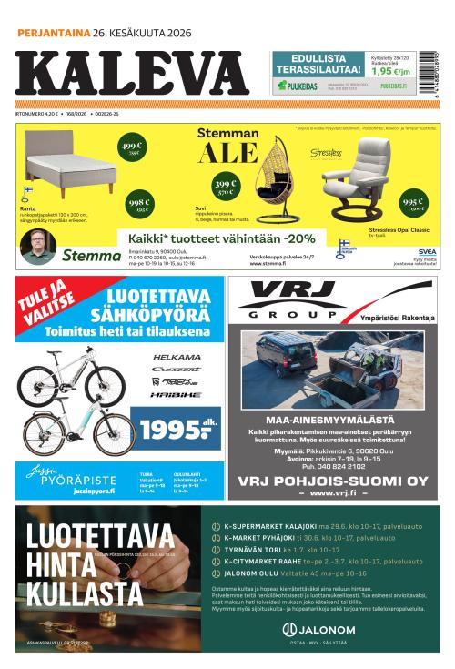 Kaleva 26.6.2026