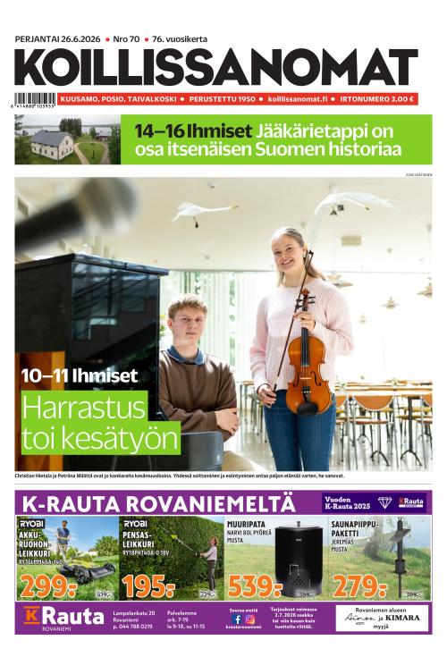 Koillissanomat 26.6.2026