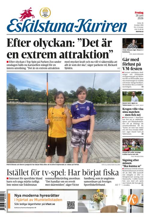 Eskilstuna-Kuriren 26.6.2026