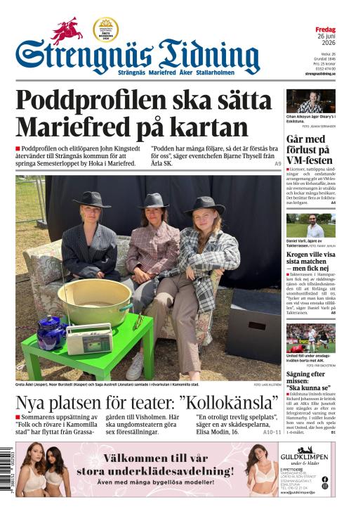 Strengnäs Tidning 26.6.2026