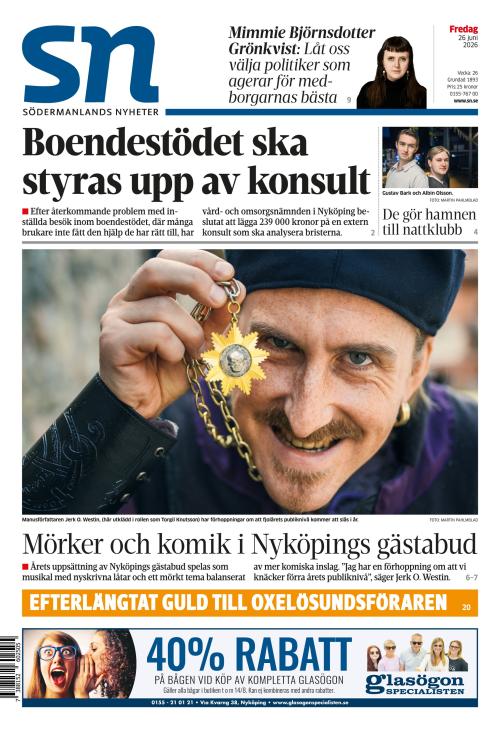 Södermanlands Nyheter 26.6.2026