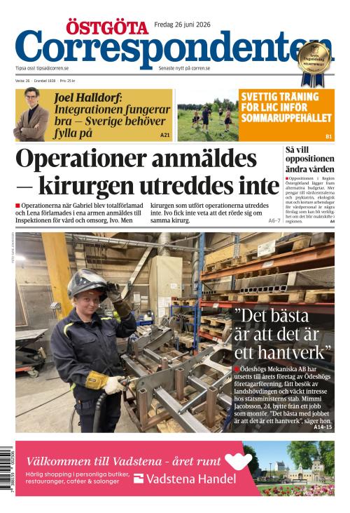 Östgöta Correspondenten 26.6.2026