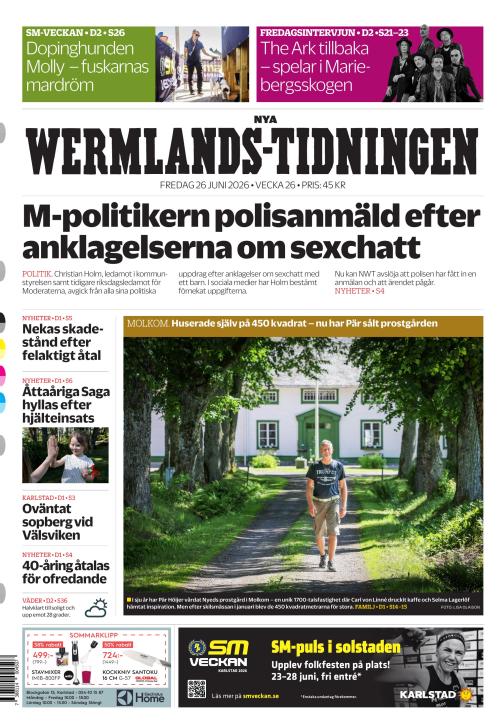Nya Wermlands-Tidningen 26.6.2026