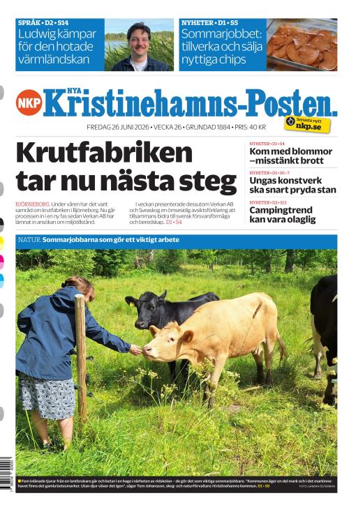Nya Kristinehamns-Posten 26.6.2026