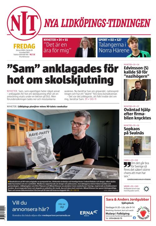 Nya Lidköpings-Tidningen 26.6.2026