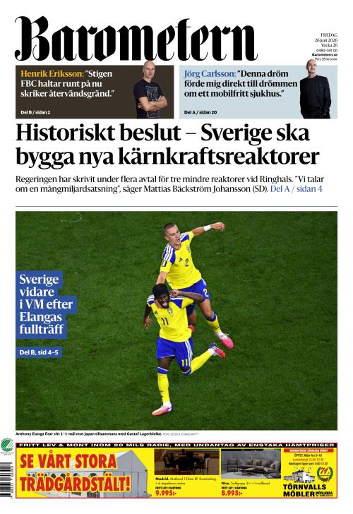 Barometern OT 26.6.2026