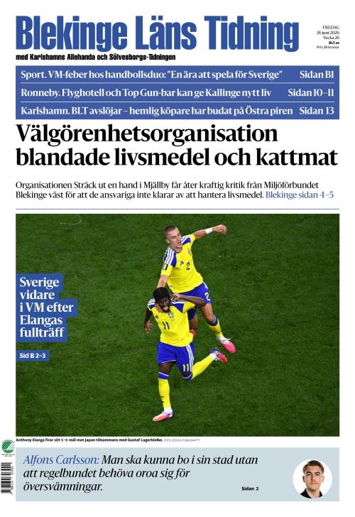 Blekinge Läns Tidning 26.6.2026