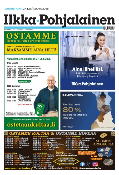 Ilkka-Pohjalainen 27.6.2026