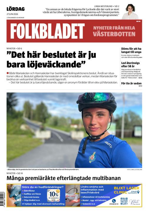 Folkbladet (Västerbotten) (SE) 27.6.2026