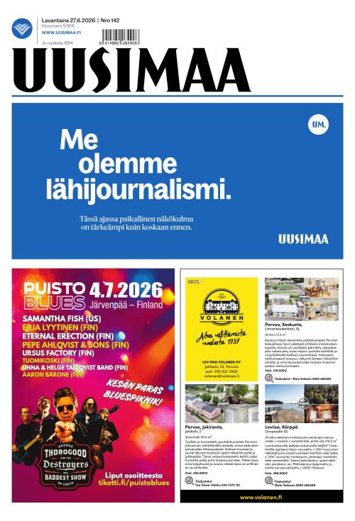Uusimaa 27.6.2026