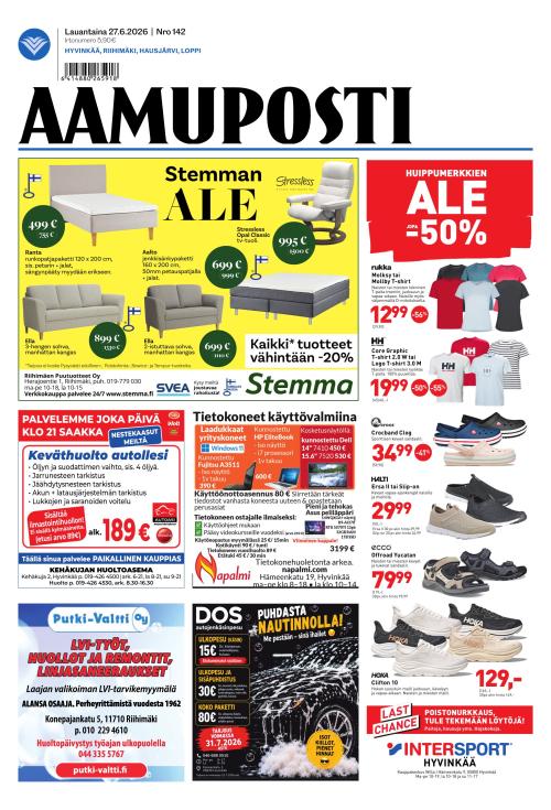 Aamuposti 27.6.2026