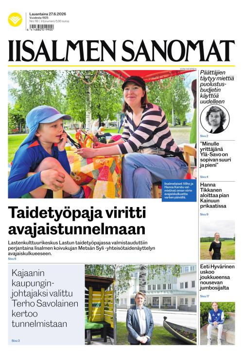 Iisalmen Sanomat 27.6.2026