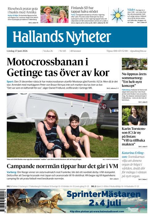Hallands Nyheter 27.6.2026
