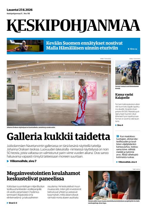 Keskipohjanmaa 27.6.2026