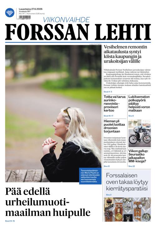 Forssan Lehti 27.6.2026
