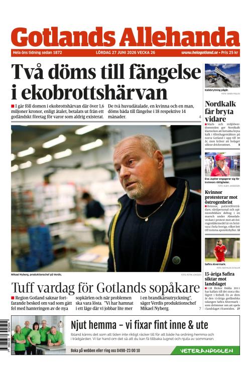 Gotlands Allehanda 27.6.2026