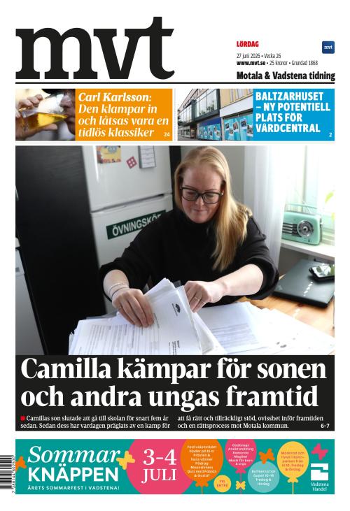 Motala Vadstena Tidning 27.6.2026