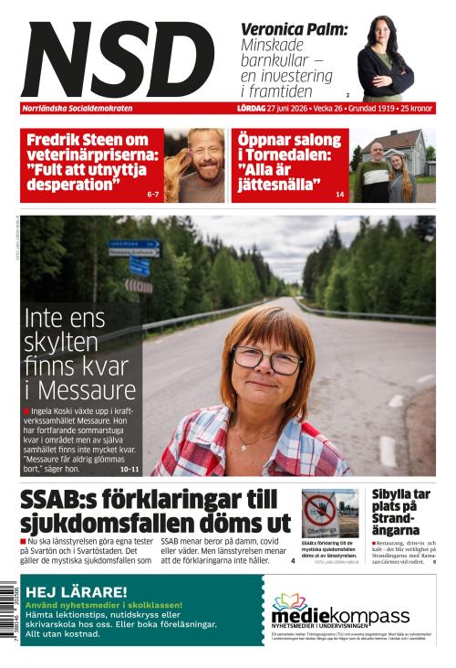 Norrländska Socialdemokraten 27.6.2026