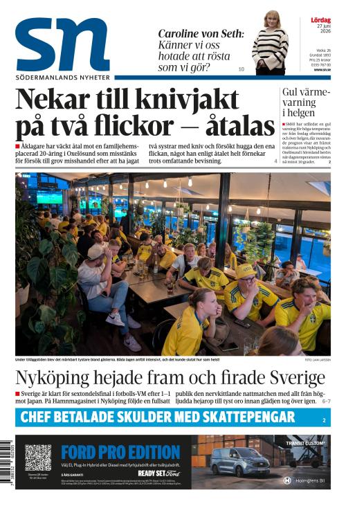 Södermanlands Nyheter 27.6.2026