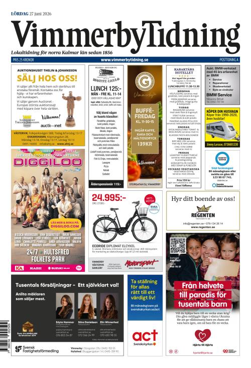 Vimmerby Tidning / Kinda-Posten 27.6.2026
