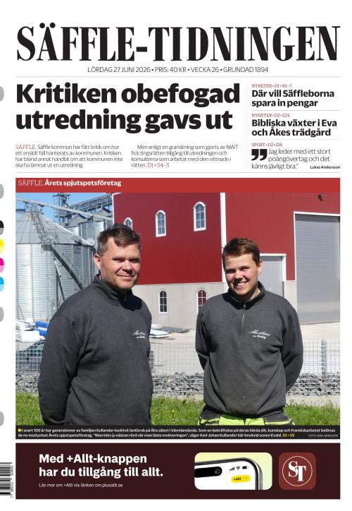 Säffle-Tidningen 27.6.2026