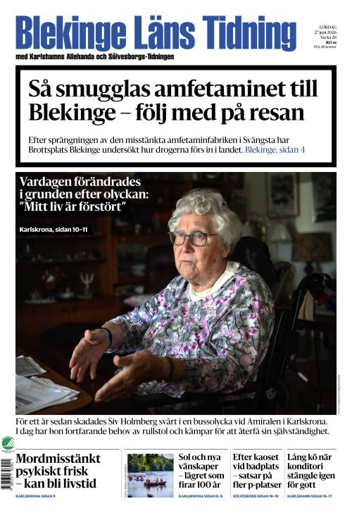 Blekinge Läns Tidning 27.6.2026