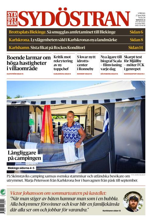 Sydöstran 27.6.2026