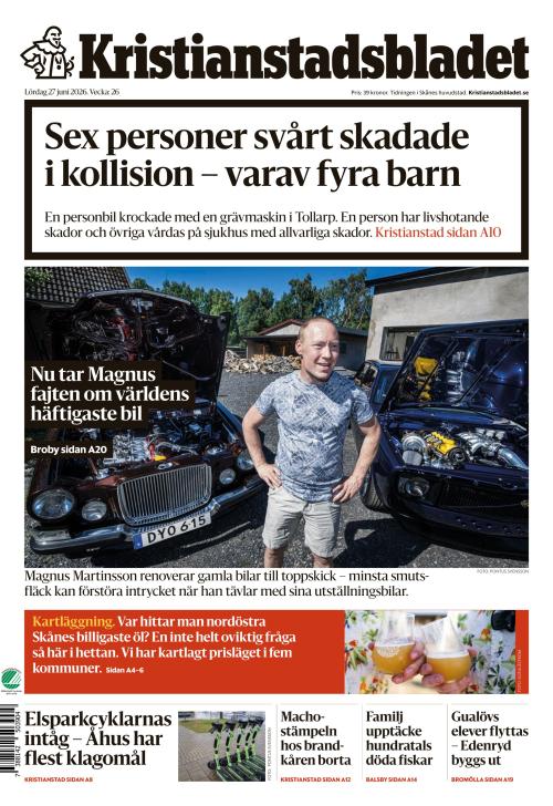 Kristianstadsbladet 27.6.2026