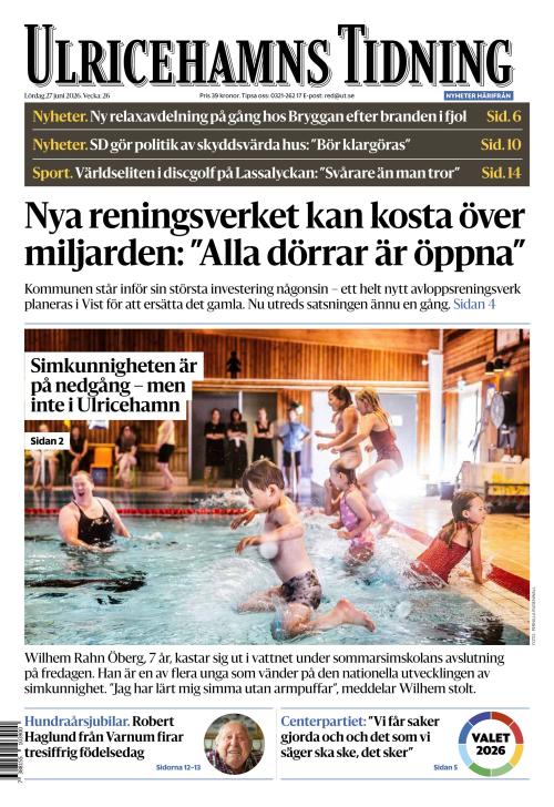 Ulricehamns Tidning 27.6.2026