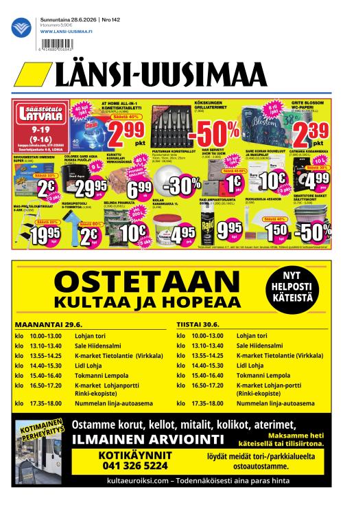 Länsi-Uusimaa 28.6.2026