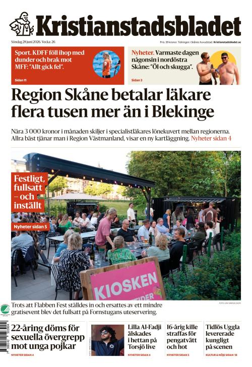 Kristianstadsbladet 28.6.2026