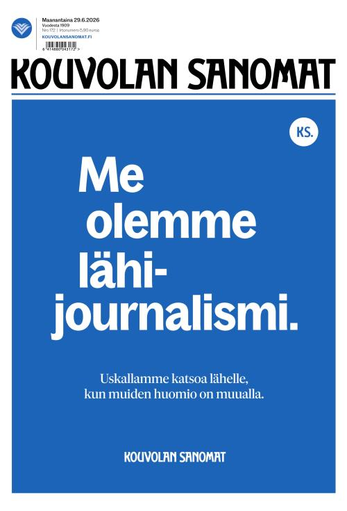 Kouvolan Sanomat 29.6.2026