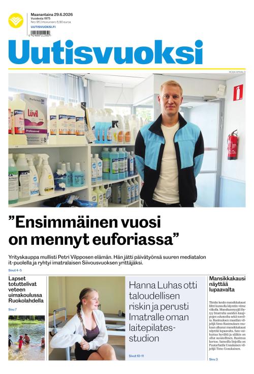 Uutisvuoksi 29.6.2026