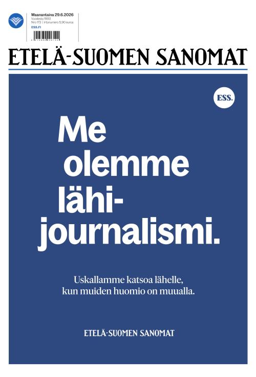 Etelä-Suomen Sanomat 29.6.2026
