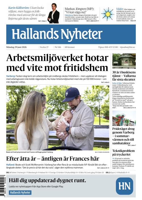 Hallands Nyheter 29.6.2026